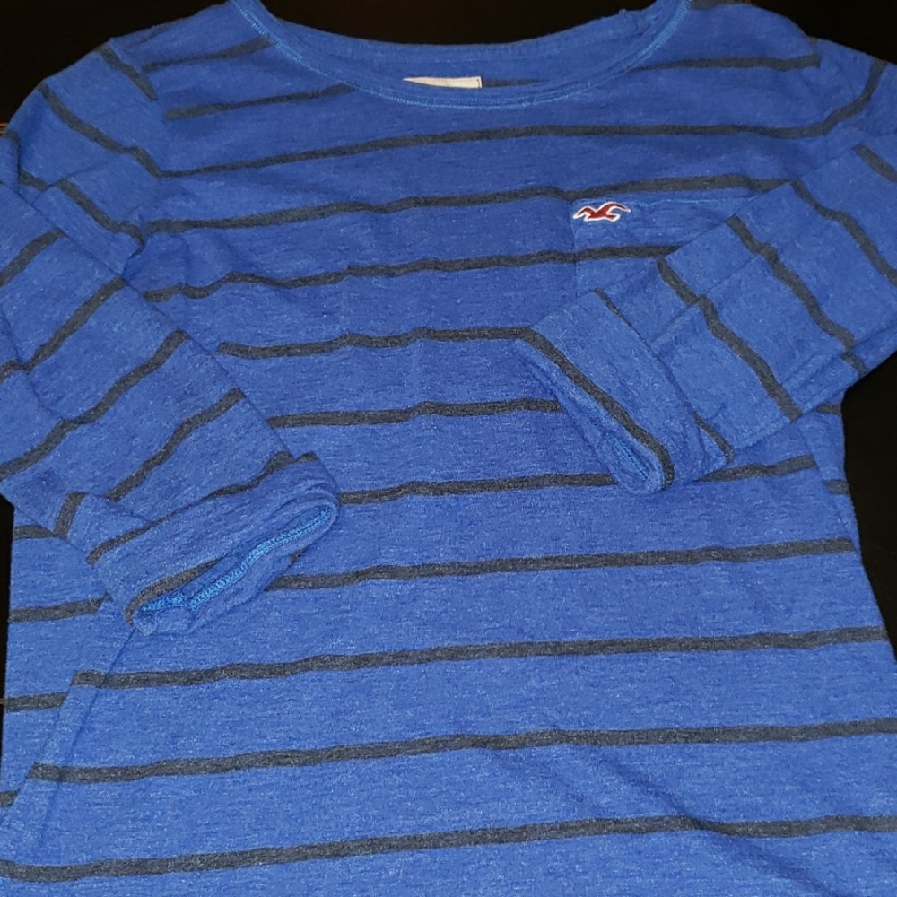 Striped half sleeve shirt